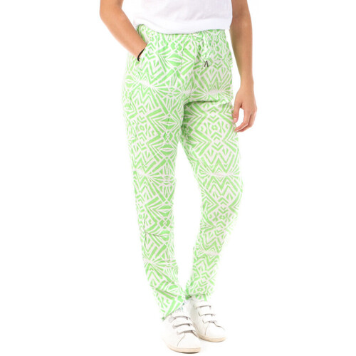 Textiel Dames Broeken / Pantalons Only  Groen