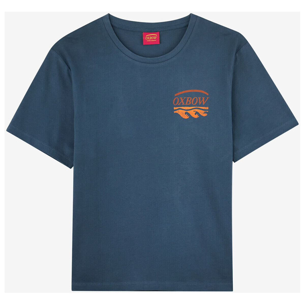 Textiel Dames T-shirts korte mouwen Oxbow Wijd T-shirt met print P2TAZIM Blauw