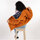Textiel Dames Mantel jassen Oxbow Omkeerbare sherpajas in nylon P2JORIS Oranje