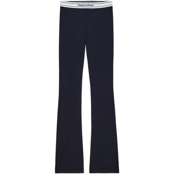 Textiel Dames Broeken / Pantalons Tommy Jeans  Zwart