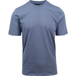 Textiel Heren T-shirts & Polo’s Suitable Respect T-shirt Jim Blauw Blauw