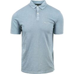 Textiel Heren T-shirts & Polo’s Marc O'Polo Poloshirt Melange Stormy Blauw Blauw