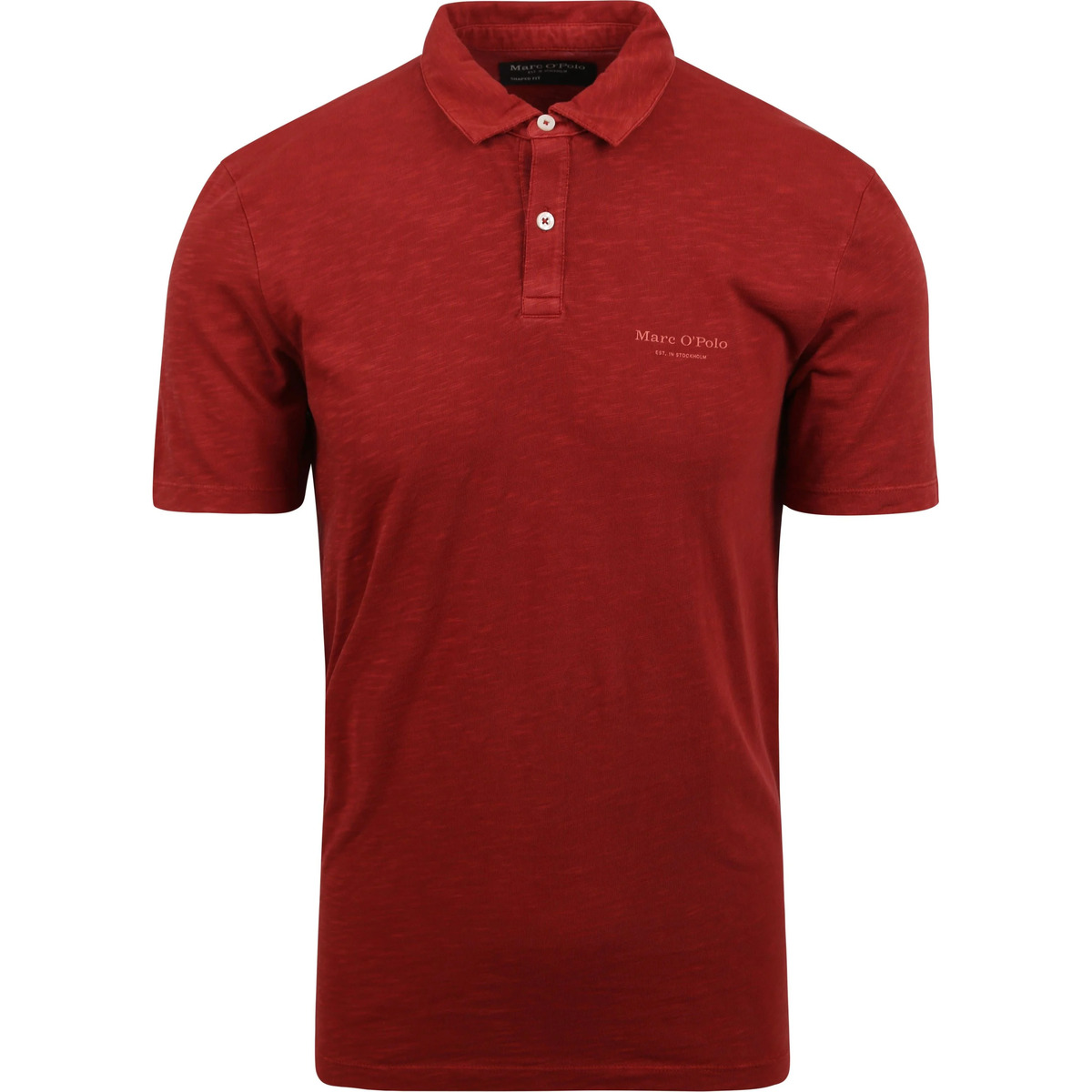 Textiel Heren T-shirts & Polo’s Marc O'Polo Poloshirt Melange Rood Rood