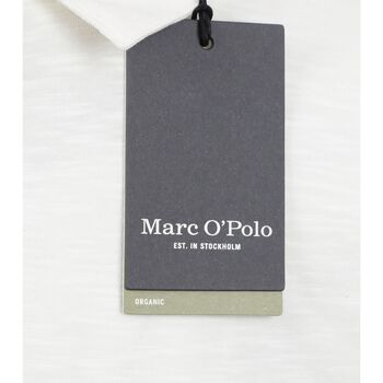 Marc O'Polo Poloshirt Melange Wit Wit