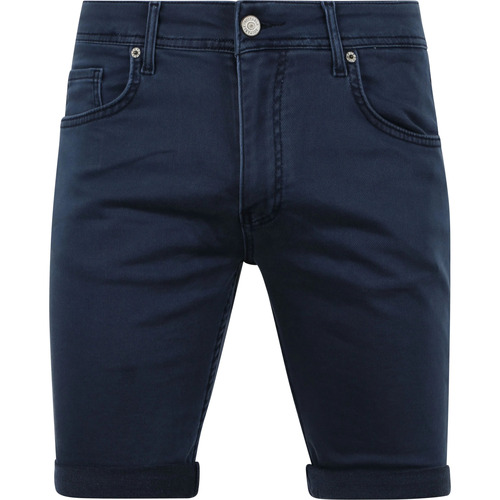Textiel Heren Broeken / Pantalons Suitable Kant Short Navy Blauw