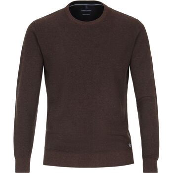 Textiel Heren Sweaters / Sweatshirts Casa Moda Pullover O-Hals Melange Geel Bruin