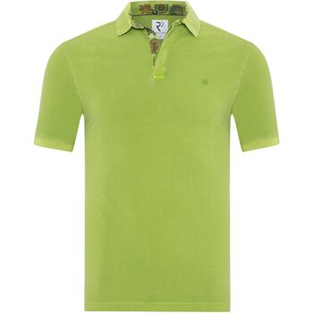 Textiel Heren T-shirts & Polo’s R2 Amsterdam Polo Solid Groen Groen