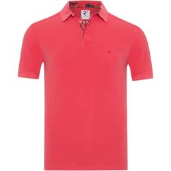 Textiel Heren T-shirts & Polo’s R2 Amsterdam Polo Solid Roze Roze