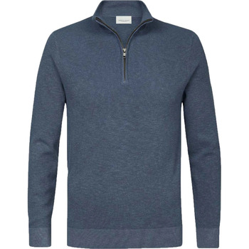 Textiel Heren Sweaters / Sweatshirts Profuomo Half Zip Trui Blauw Blauw