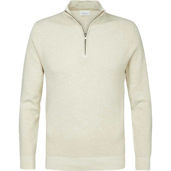 Textiel Heren Sweaters / Sweatshirts Profuomo Half Zip Trui Lichtbeige Beige