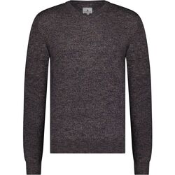 Textiel Heren Sweaters / Sweatshirts State Of Art Trui V-Hals Paars Melange Bordeau