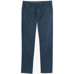 Textiel Heren Broeken / Pantalons Oxbow Effen chinobroek met stretch P2REANO Blauw