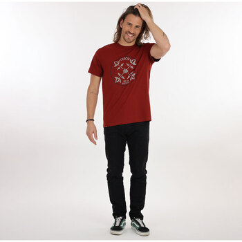 Oxbow T-shirt met korte mouwen en print P2TEGANE Rood