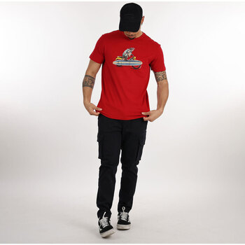 Oxbow T-shirt met korte mouwen en print P2TECHAK Rood