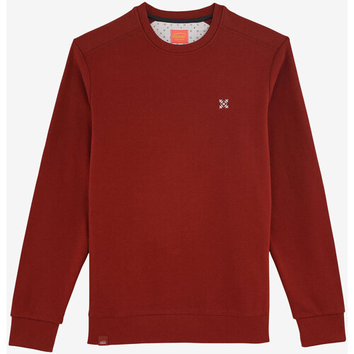 Textiel Heren Sweaters / Sweatshirts Oxbow Basic sweater met ronde hals P2SOUET Rood
