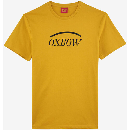 Textiel Heren T-shirts korte mouwen Oxbow T-shirt met korte mouwen en print P2TALAI Geel
