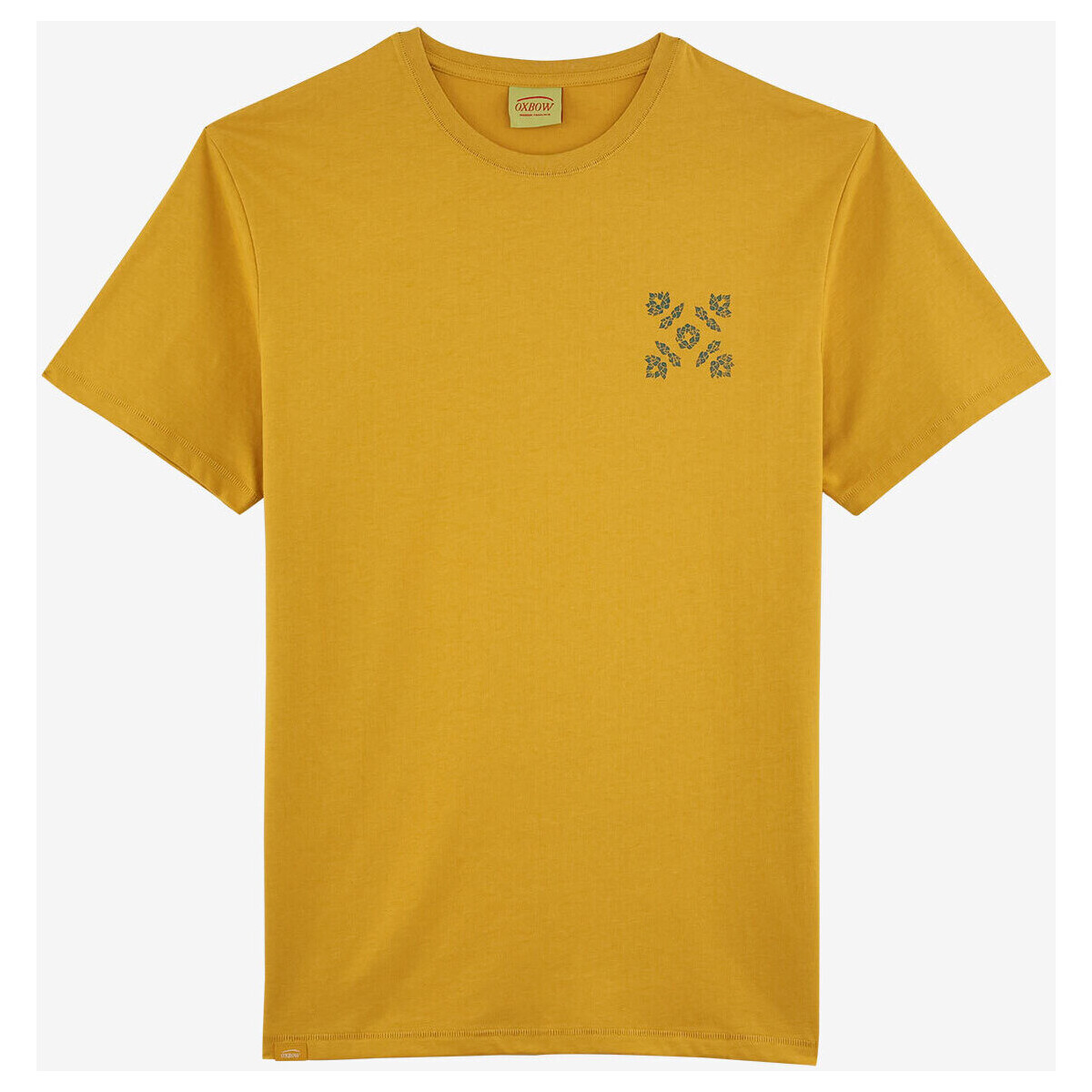 Textiel Heren T-shirts korte mouwen Oxbow T-shirt met korte mouwen en print P2TOSTER Geel