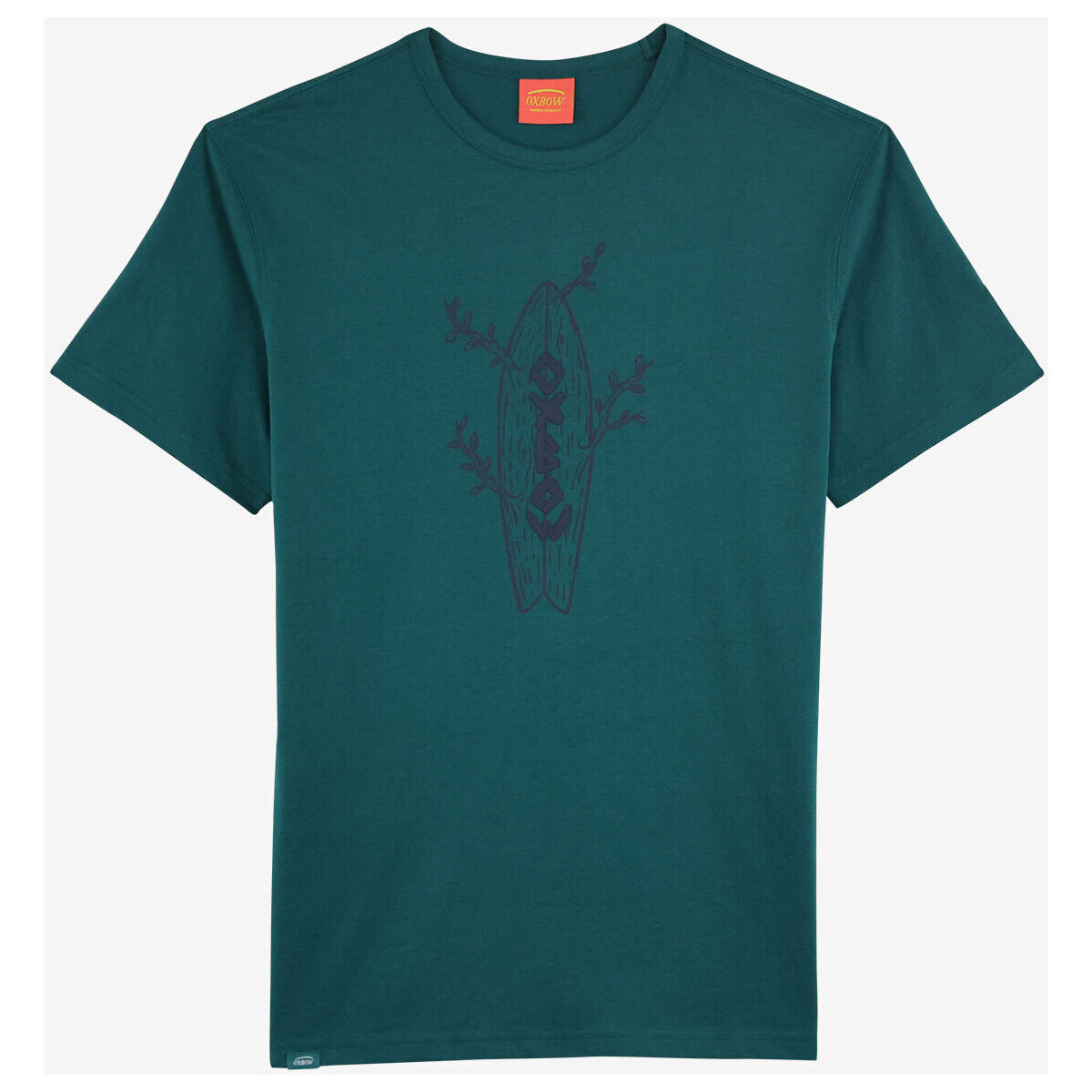 Textiel Heren T-shirts korte mouwen Oxbow T-shirt met korte mouwen en print P2TARIZOL Groen