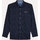 Textiel Heren Overhemden lange mouwen Oxbow Overhemd met lange mouwen microprint P2CERLING Blauw