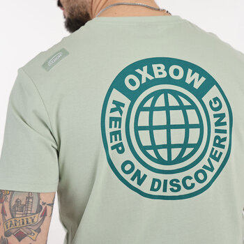 Oxbow T-shirt met korte mouwen en print P2THOMARA Groen