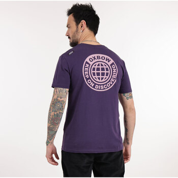 Textiel Heren T-shirts korte mouwen Oxbow T-shirt met korte mouwen en print P2THOMARA Violet