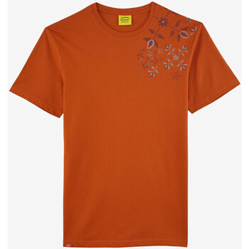 Oxbow T-shirt met korte mouwen en print P2TASTA Bruin
