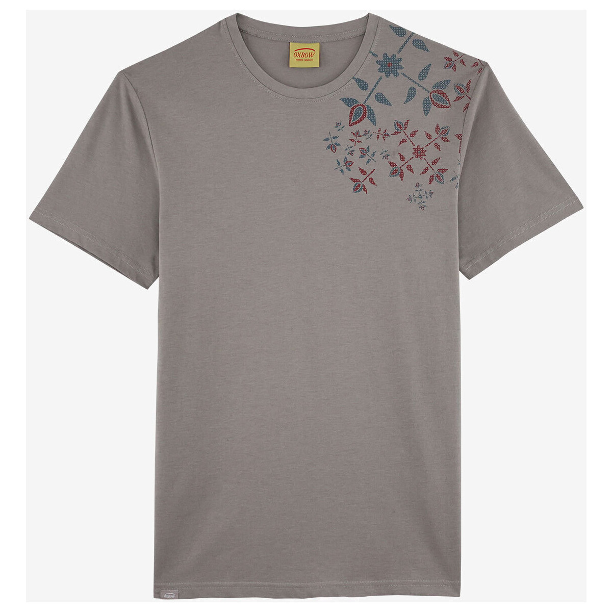 Textiel Heren T-shirts korte mouwen Oxbow T-shirt met korte mouwen en print P2TASTA Grijs