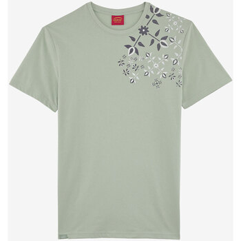 Textiel Heren T-shirts korte mouwen Oxbow T-shirt met korte mouwen en print P2TASTA Groen
