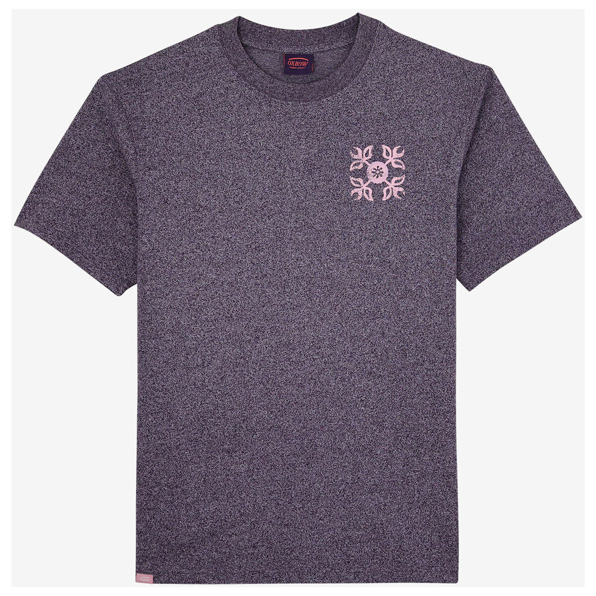 Textiel Heren T-shirts korte mouwen Oxbow T-shirt met korte mouwen en print P2TEROZ Violet