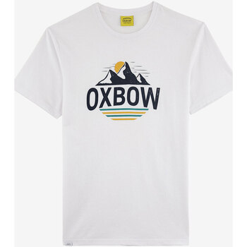Textiel Heren T-shirts korte mouwen Oxbow T-shirt met korte mouwen en print P2TORVID Wit