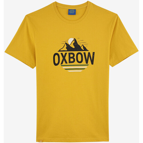 Textiel Heren T-shirts korte mouwen Oxbow T-shirt met korte mouwen en print P2TORVID Geel