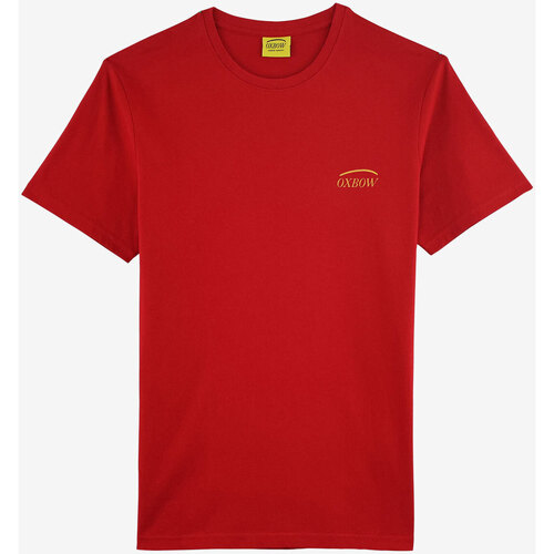 Textiel Heren T-shirts korte mouwen Oxbow T-shirt met korte mouwen en print P2TUALF Rood