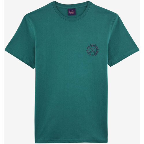 Textiel Heren T-shirts korte mouwen Oxbow T-shirt met korte mouwen en print P2TILDIN Groen