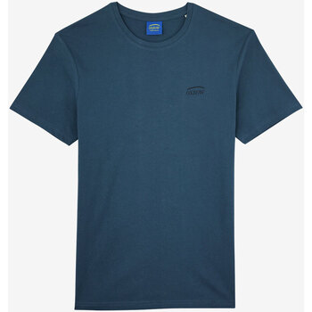 Textiel Heren T-shirts korte mouwen Oxbow T-shirt met korte mouwen en print P2TAGTAN Blauw