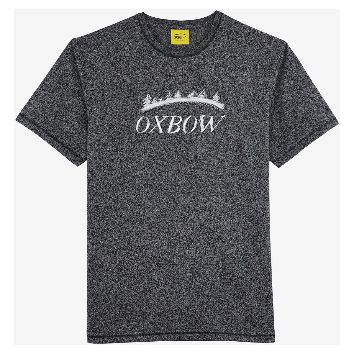 Textiel Heren T-shirts korte mouwen Oxbow T-shirt met korte mouwen en print P2TOZIKER Zwart