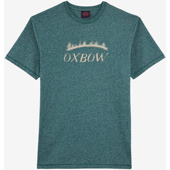 Textiel Heren T-shirts korte mouwen Oxbow T-shirt met korte mouwen en print P2TOZIKER Groen
