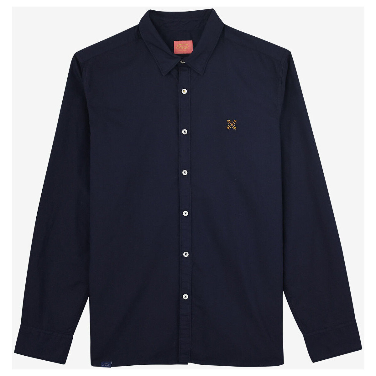 Textiel Heren Overhemden lange mouwen Oxbow Hemd met lange mouwen Oxford P2CART Blauw