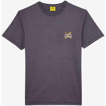 Textiel Heren T-shirts korte mouwen Oxbow T-shirt met korte mouwen en print P2TAMNOS Grijs