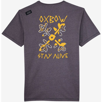Oxbow T-shirt met korte mouwen en print P2TAMNOS Grijs