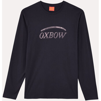 Oxbow T-shirt met lange mouwen en print P2THIOG Blauw