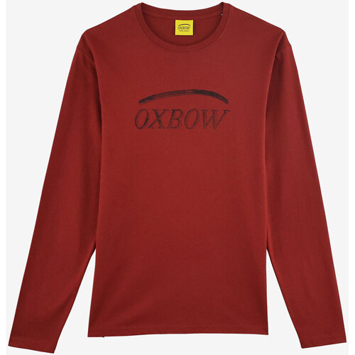 Textiel Heren T-shirts korte mouwen Oxbow T-shirt met lange mouwen en print P2THIOG Rood