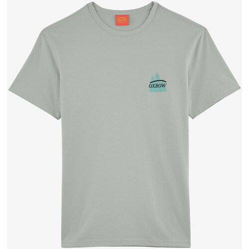 Textiel Heren T-shirts korte mouwen Oxbow T-shirt met korte mouwen en print P2TUZZY Groen