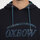 Textiel Heren Sweaters / Sweatshirts Oxbow Bedrukte hoodie met trekkoorden P2SAVIORA Blauw
