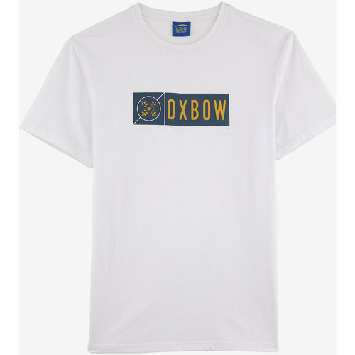 Textiel Heren T-shirts korte mouwen Oxbow T-shirt met korte mouwen en print P2TELLOM Wit