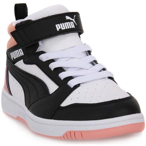 Schoenen Jongens Sneakers Puma 07 REBOUND V6 MID Wit