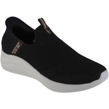 Schoenen Dames Lage sneakers Skechers Slip-Ins Ultra Flex 3.0 - Glitter Me Zwart