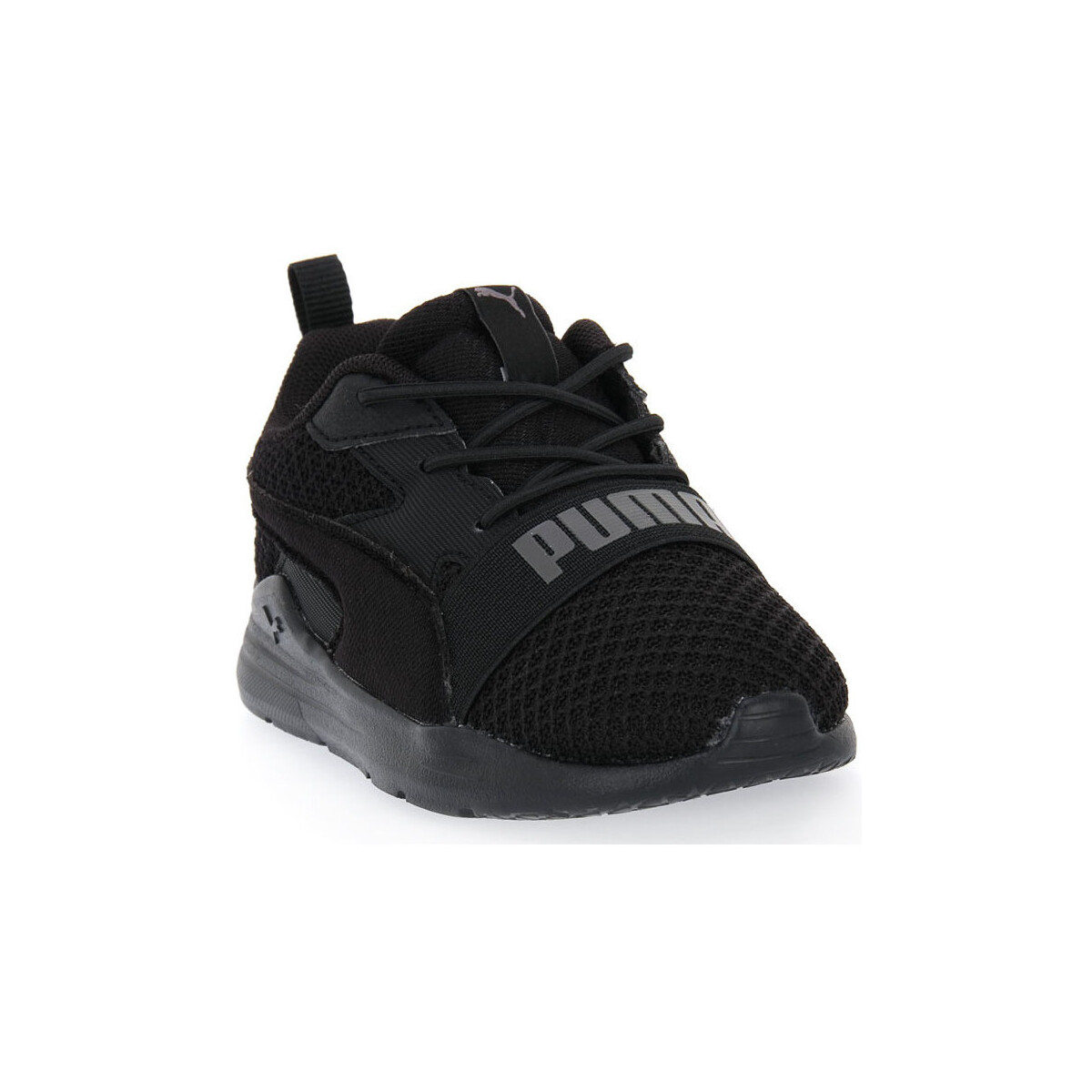 Schoenen Jongens Sneakers Puma 01 WIRED RUN PURE Zwart