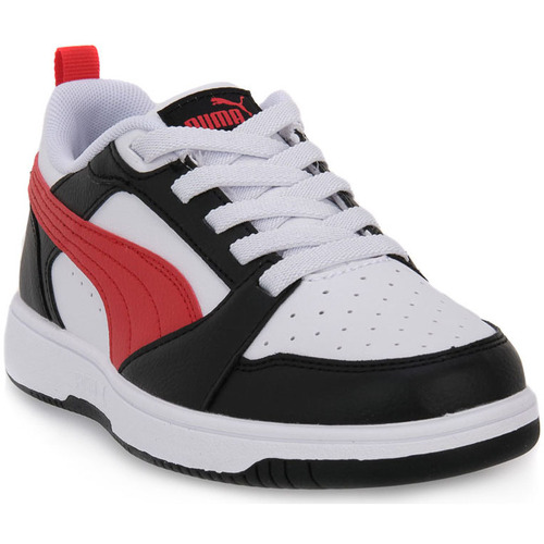 Schoenen Jongens Sneakers Puma 04 REBOUND V6 LOW Wit