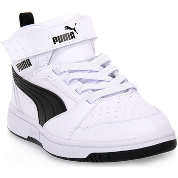 Schoenen Jongens Sneakers Puma 02 REBOUND V6 MID Wit