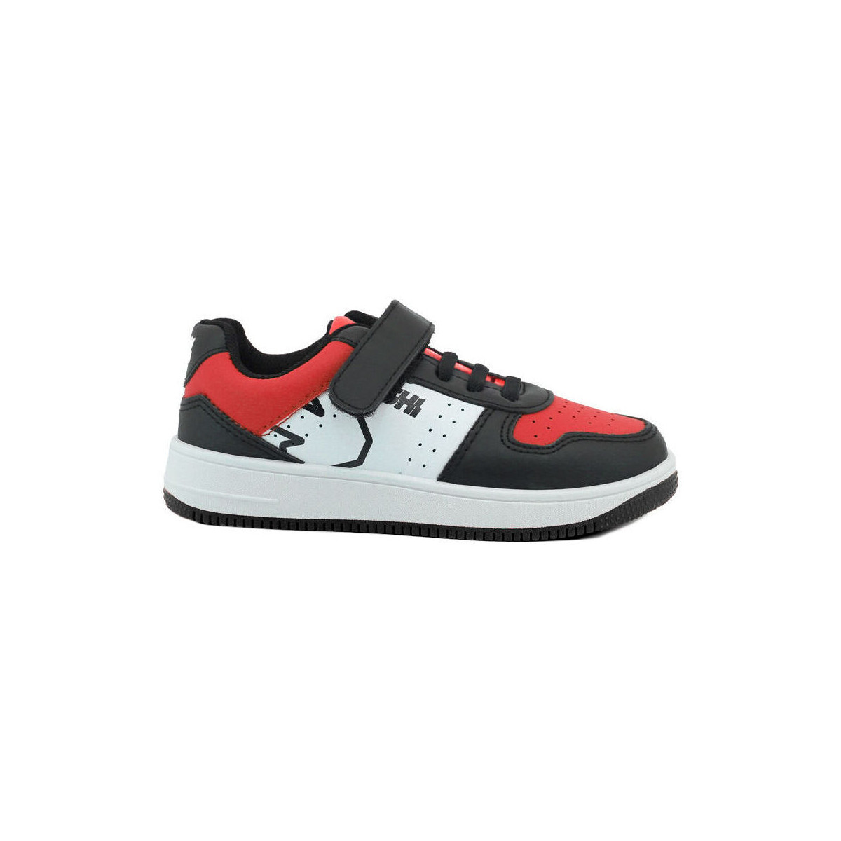 Schoenen Heren Sneakers Shone 002-002 Black/Red Zwart